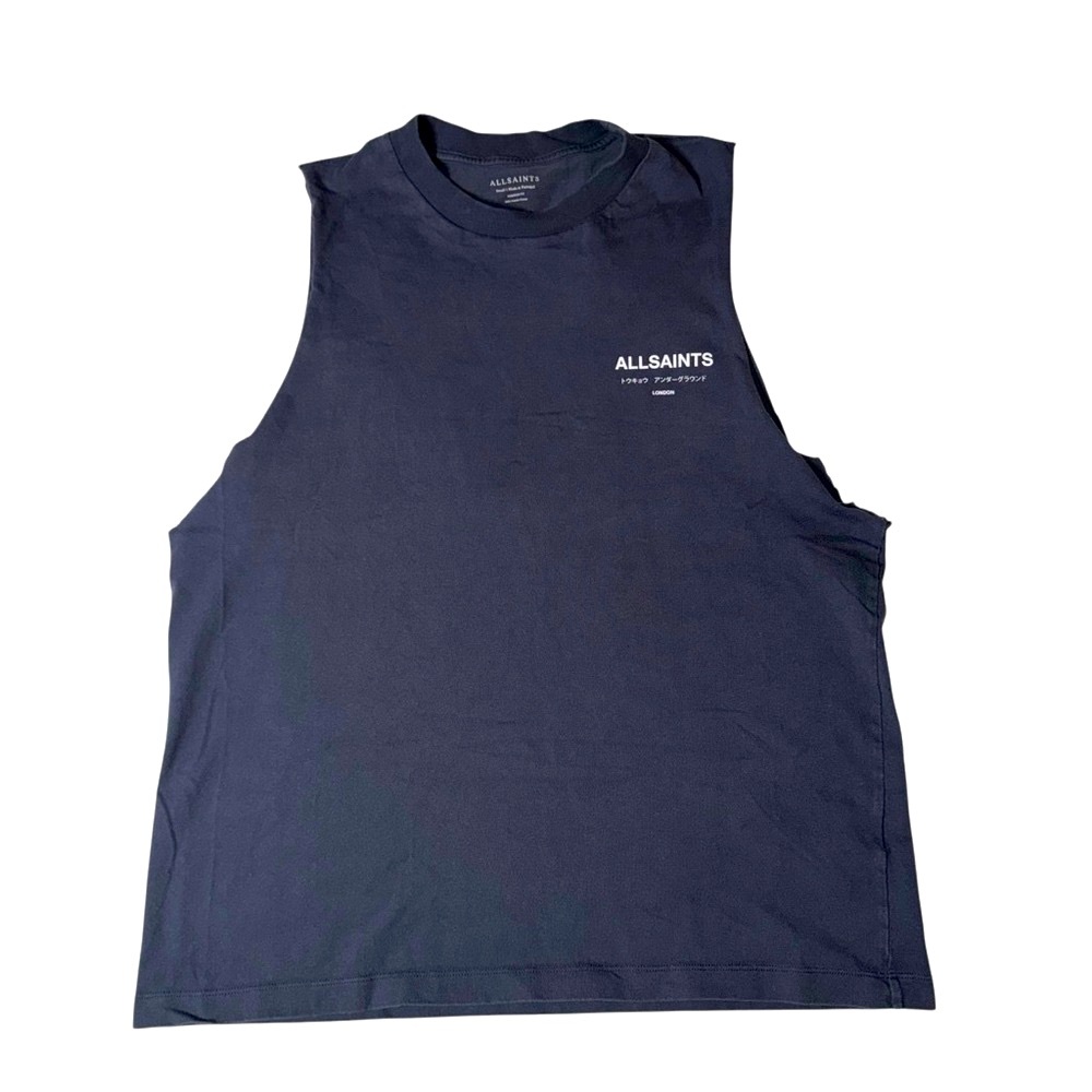 AllSaints Blue Sleeveless Top